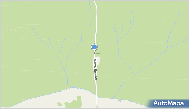 Nowe Brusno, Nowe Brusno, mapa Nowe Brusno