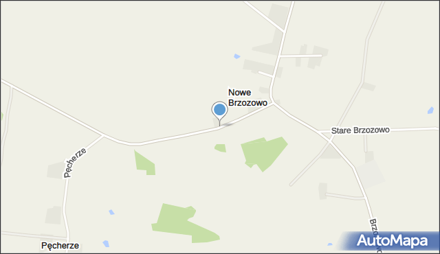 Nowe Brzozowo, Nowe Brzozowo, mapa Nowe Brzozowo