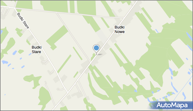 Nowe Budki, Nowe Budki, mapa Nowe Budki