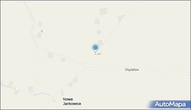 Nowe Jankowice gmina Krośniewice, Nowe Jankowice, mapa Nowe Jankowice gmina Krośniewice