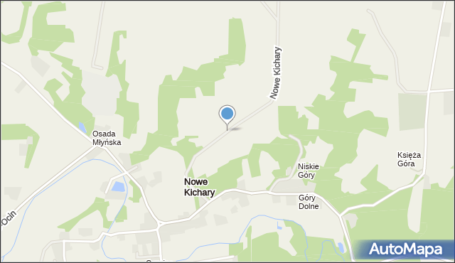 Nowe Kichary, Nowe Kichary, mapa Nowe Kichary
