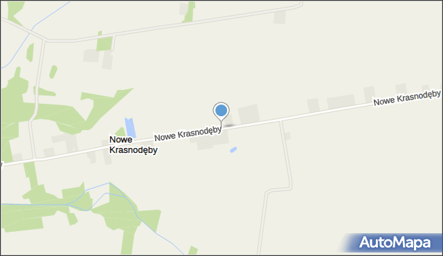 Nowe Krasnodęby, Nowe Krasnodęby, mapa Nowe Krasnodęby