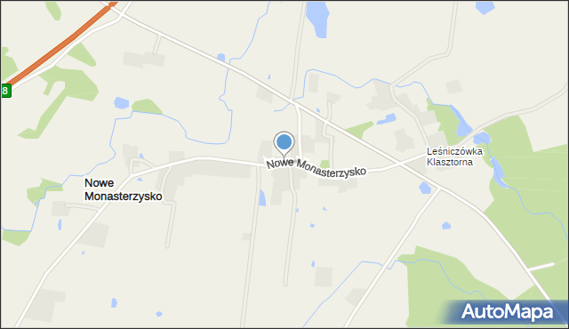 Nowe Monasterzysko, Nowe Monasterzysko, mapa Nowe Monasterzysko