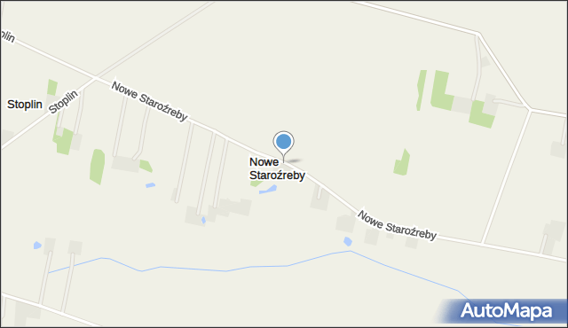 Nowe Staroźreby, Nowe Staroźreby, mapa Nowe Staroźreby