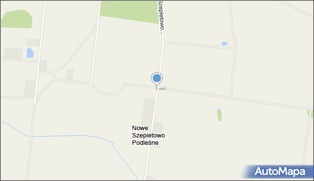 Nowe Szepietowo Podleśne, Nowe Szepietowo Podleśne, mapa Nowe Szepietowo Podleśne