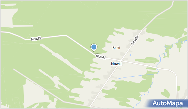Nowki, Nowki, mapa Nowki
