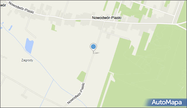 Nowodwór-Piaski, Nowodwór-Piaski, mapa Nowodwór-Piaski