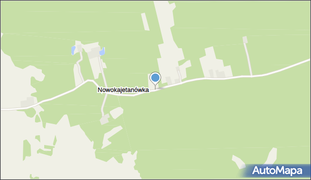 Nowokajetanówka, Nowokajetanówka, mapa Nowokajetanówka