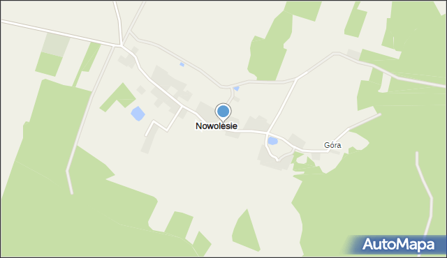 Nowolesie, Nowolesie, mapa Nowolesie