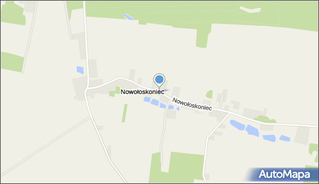 Nowołoskoniec, Nowołoskoniec, mapa Nowołoskoniec