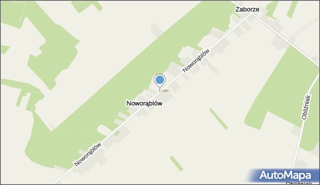 Noworąblów, Noworąblów, mapa Noworąblów