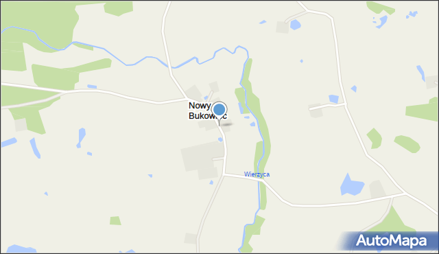 Nowy Bukowiec gmina Stara Kiszewa, Nowy Bukowiec, mapa Nowy Bukowiec gmina Stara Kiszewa