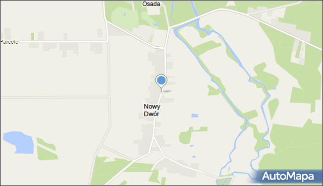 Nowy Dwór gmina Nowy Kawęczyn, Nowy Dwór, mapa Nowy Dwór gmina Nowy Kawęczyn