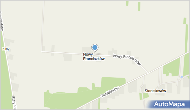 Nowy Franciszków, Nowy Franciszków, mapa Nowy Franciszków