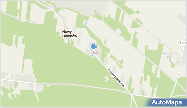 Nowy Helenów, Nowy Helenów, mapa Nowy Helenów