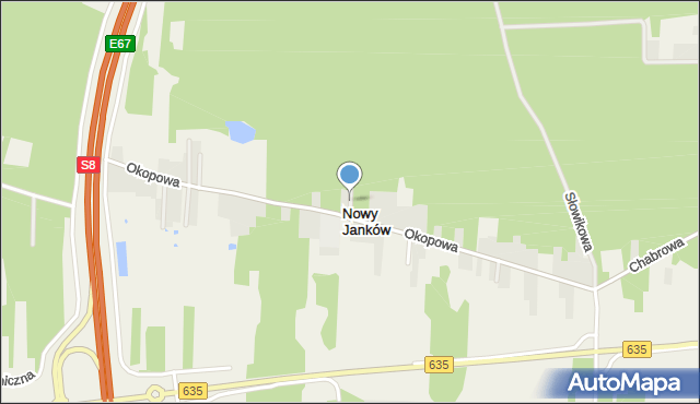 Nowy Janków, Nowy Janków, mapa Nowy Janków