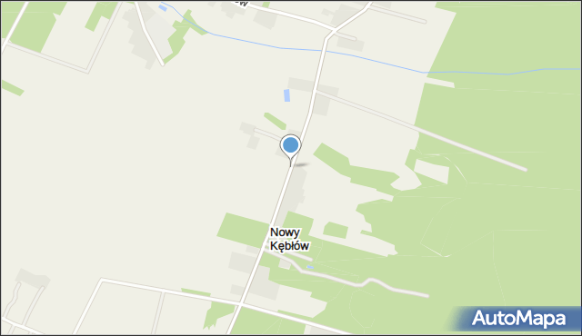 Nowy Kębłów, Nowy Kębłów, mapa Nowy Kębłów