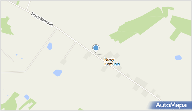 Nowy Komunin, Nowy Komunin, mapa Nowy Komunin