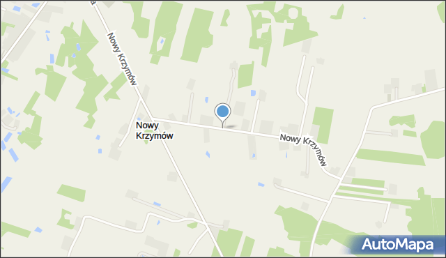 Nowy Krzymów, Nowy Krzymów, mapa Nowy Krzymów