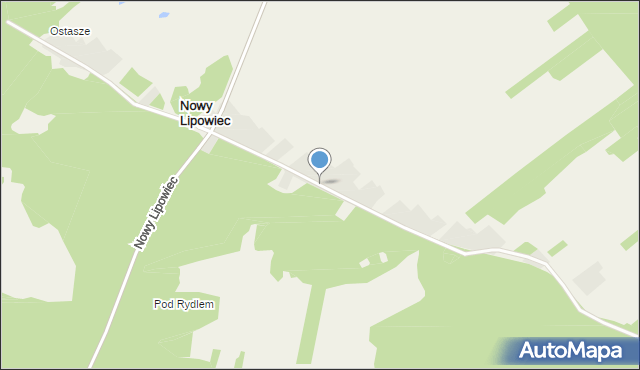 Nowy Lipowiec, Nowy Lipowiec, mapa Nowy Lipowiec