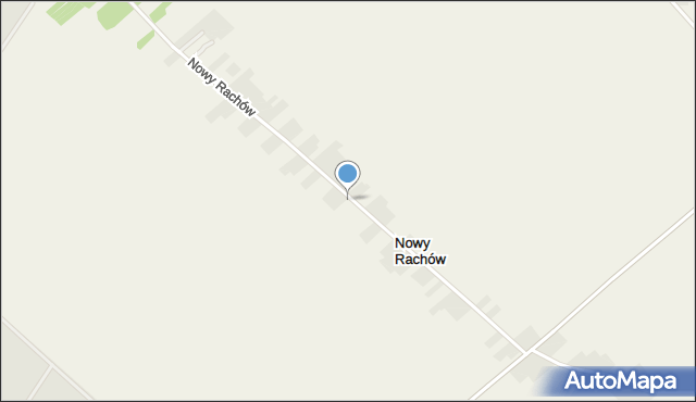 Nowy Rachów, Nowy Rachów, mapa Nowy Rachów