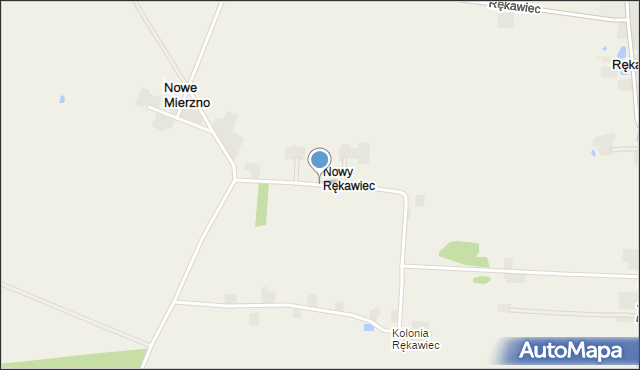 Nowy Rękawiec, Nowy Rękawiec, mapa Nowy Rękawiec