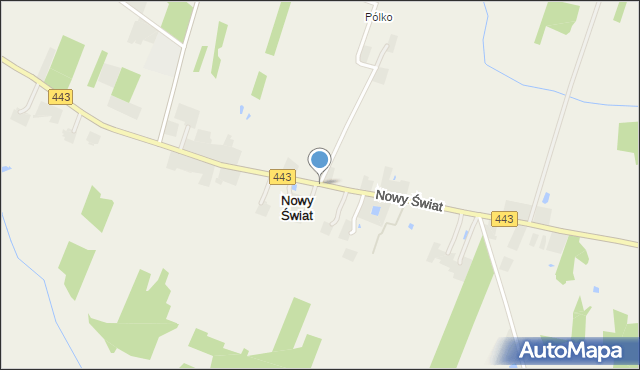 Nowy Świat gmina Tuliszków, Nowy Świat, mapa Nowy Świat gmina Tuliszków