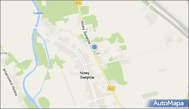 Nowy Świętów, Nowy Świętów, mapa Nowy Świętów