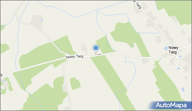 Nowy Targ gmina Stary Targ, Nowy Targ, mapa Nowy Targ gmina Stary Targ