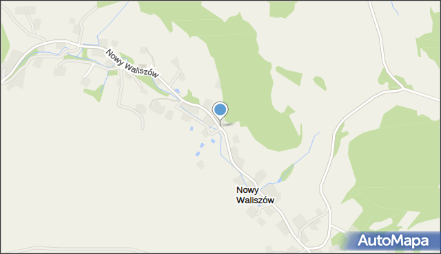 Nowy Waliszów, Nowy Waliszów, mapa Nowy Waliszów