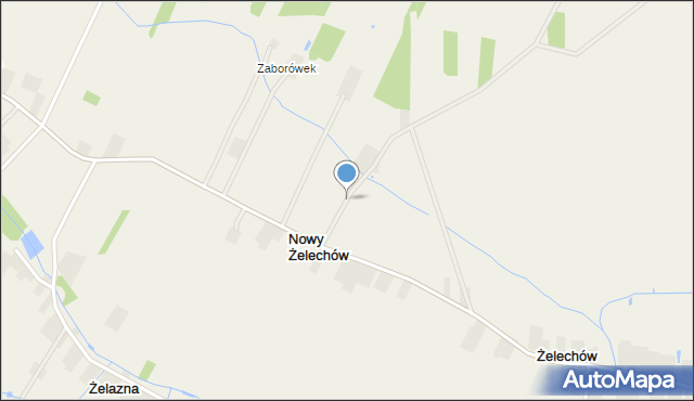 Nowy Żelechów, Nowy Żelechów, mapa Nowy Żelechów