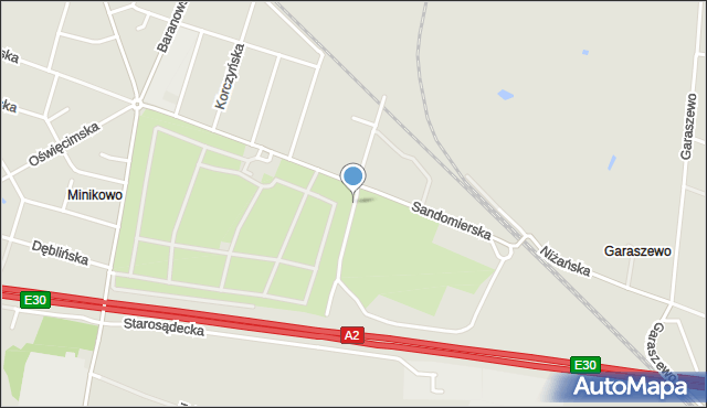 Poznań, Nowosądecka, mapa Poznania