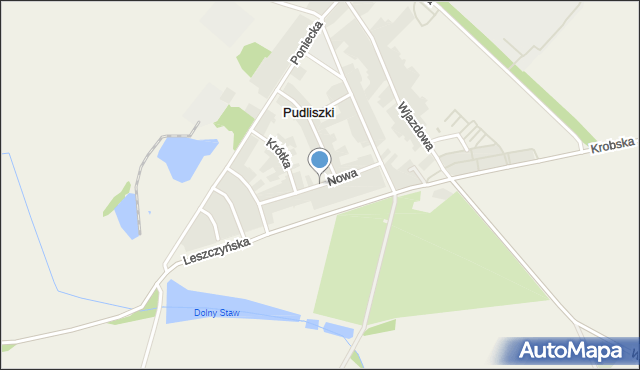 Pudliszki, Nowa, mapa Pudliszki