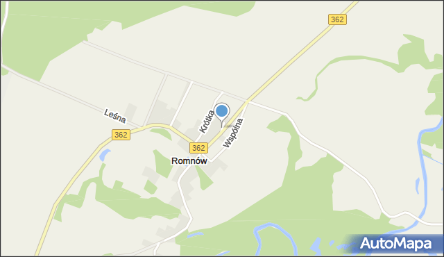 Romnów, Nowa, mapa Romnów