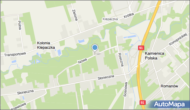 Rudnik Wielki, Nowa, mapa Rudnik Wielki