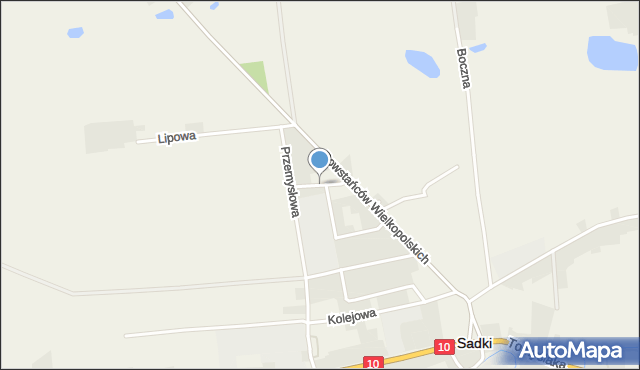 Sadki powiat nakielski, Nowa, mapa Sadki powiat nakielski