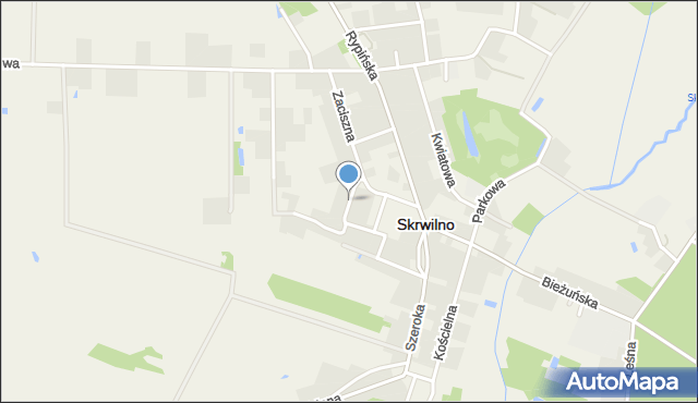 Skrwilno, Nowy Rynek, mapa Skrwilno