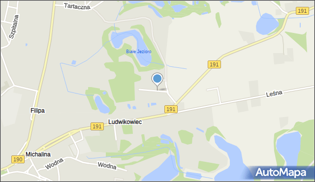 Szamocin powiat chodzieski, Nowy Ludwikowiec, mapa Szamocin powiat chodzieski