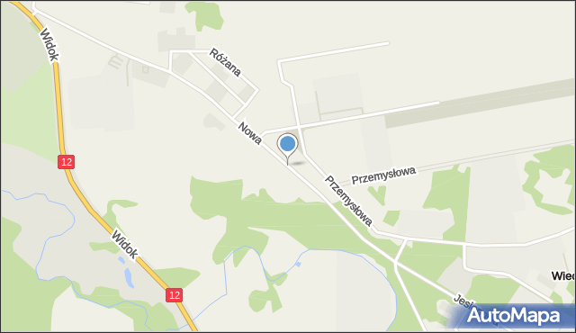 Wiechlice, Nowa, mapa Wiechlice