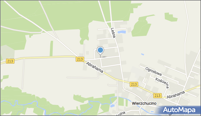 Wierzchucino, Nowa, mapa Wierzchucino