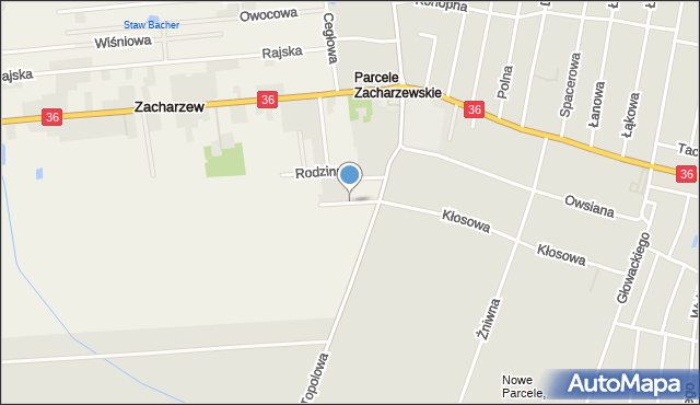 Zacharzew, Nowa, mapa Zacharzew