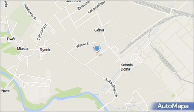 Jedlicze, Obrońców Westerplatte, mapa Jedlicze