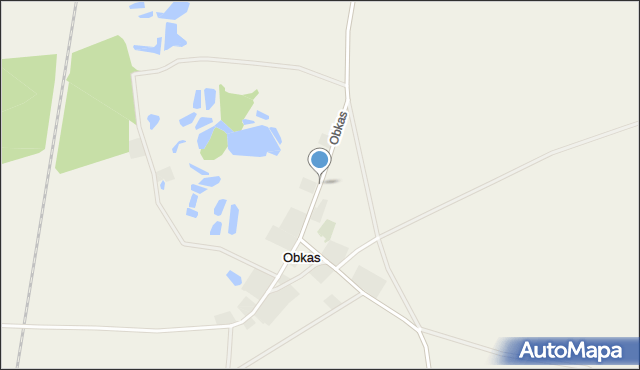 Obkas, Obkas, mapa Obkas