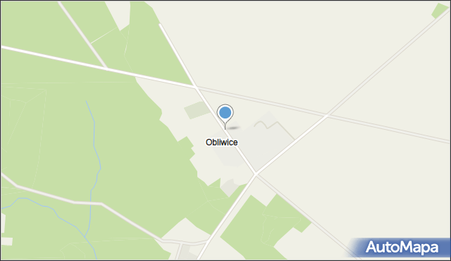 Obliwice, Obliwice, mapa Obliwice