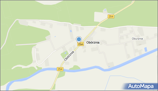 Obórznia, Obórznia, mapa Obórznia