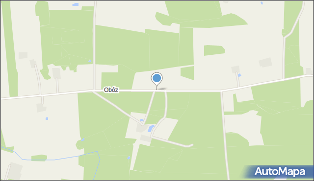 Obóz, Obóz, mapa Obóz