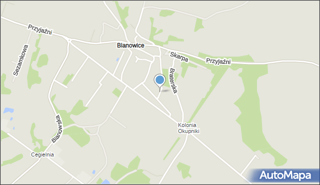 Zawiercie, Obłok, mapa Zawiercie