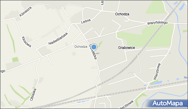 Zabrzeg, Ochodzka, mapa Zabrzeg