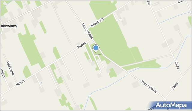 Krakowiany gmina Nadarzyn, Odnowy, mapa Krakowiany gmina Nadarzyn