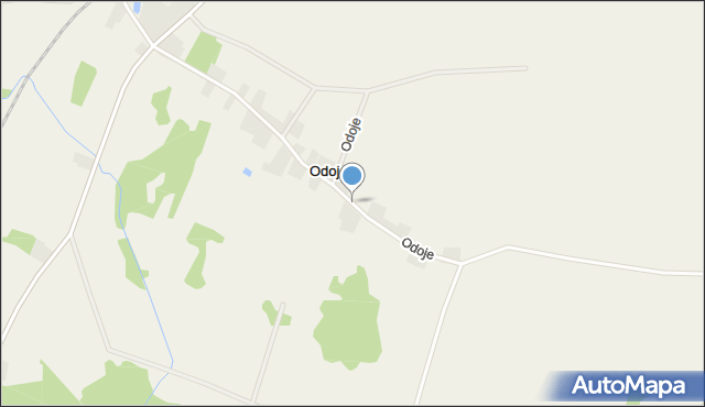 Odoje, Odoje, mapa Odoje